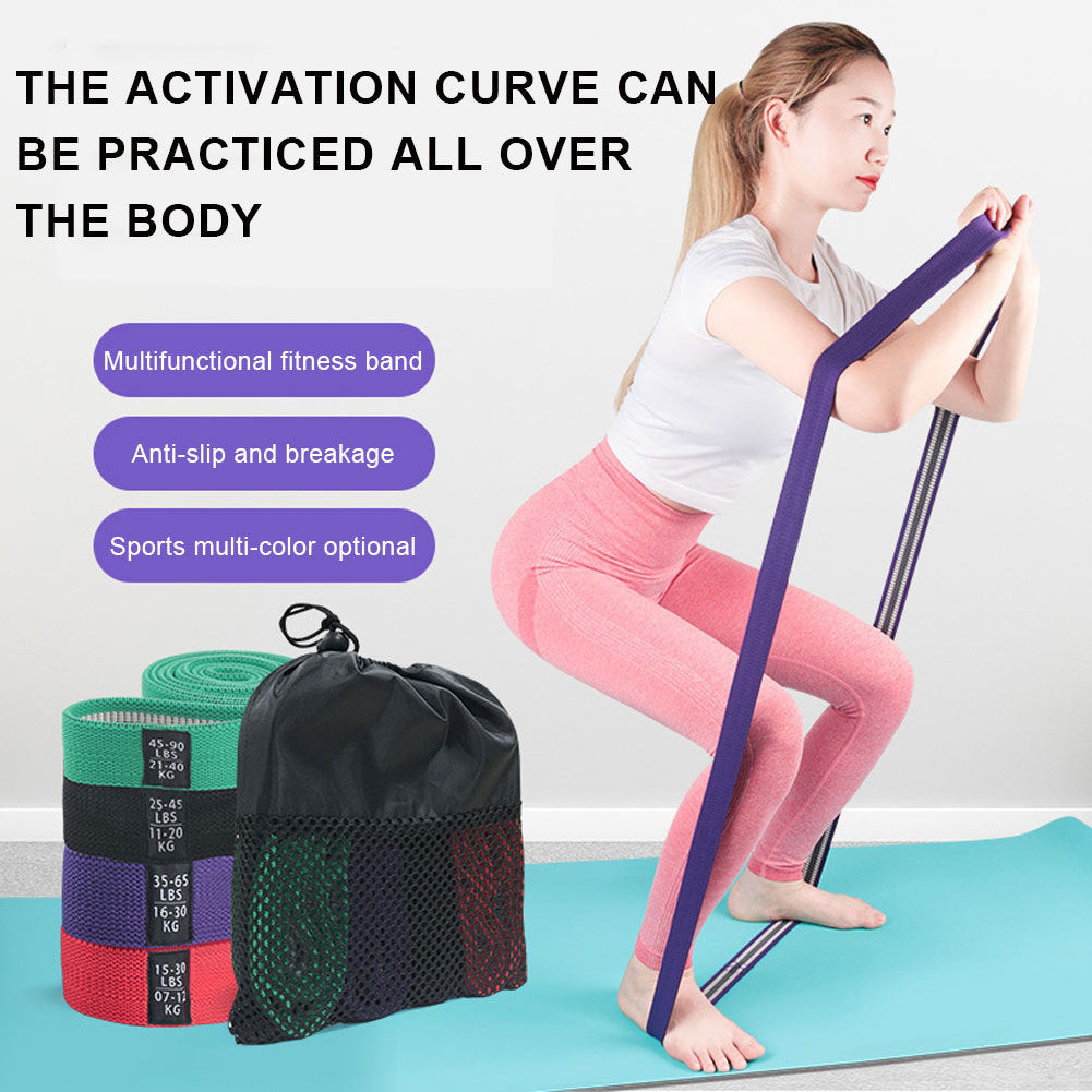 Stretchy Fabric Bands for Full-Body Workouts Anywhere