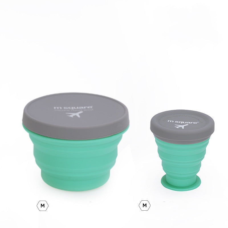 Easy Meals On-the-Go: Foldable Silicone Bowl