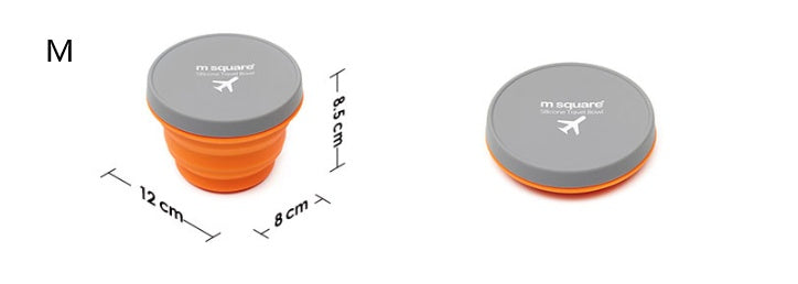 Easy Meals On-the-Go: Foldable Silicone Bowl