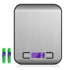 Sleek Stainless LCD Food Scale for Everyday Cooking