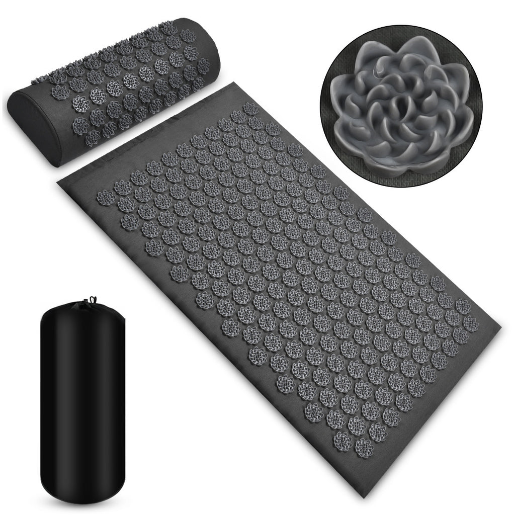 Stretch, Relax, Recharge: Acupressure Mat + Pillow