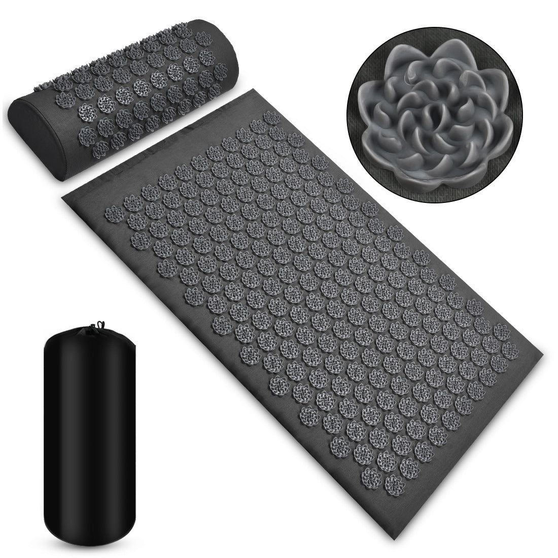 Stretch, Relax, Recharge: Acupressure Mat + Pillow