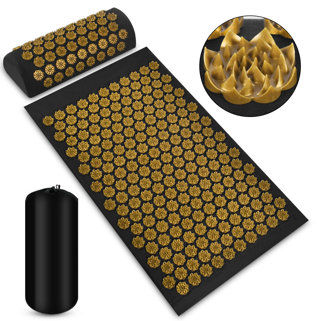 Stretch, Relax, Recharge: Acupressure Mat + Pillow