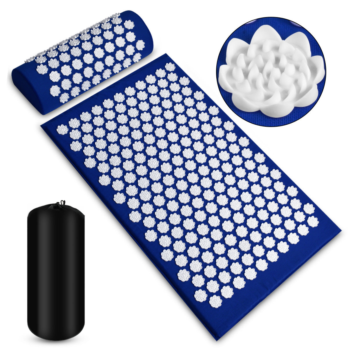 Stretch, Relax, Recharge: Acupressure Mat + Pillow