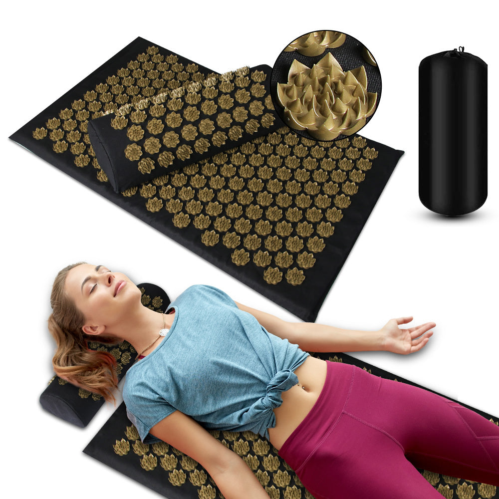 Stretch, Relax, Recharge: Acupressure Mat + Pillow