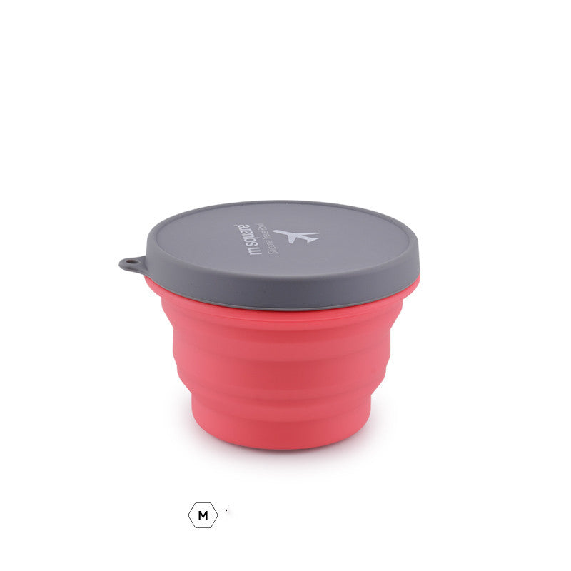 Easy Meals On-the-Go: Foldable Silicone Bowl