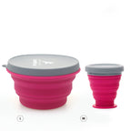 Easy Meals On-the-Go: Foldable Silicone Bowl