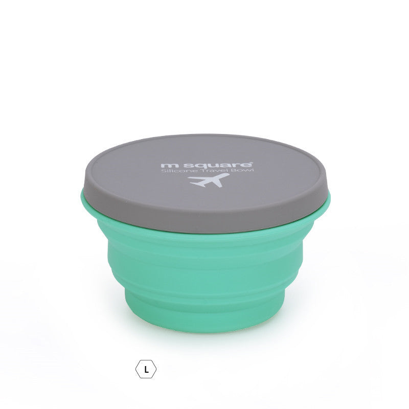 Easy Meals On-the-Go: Foldable Silicone Bowl
