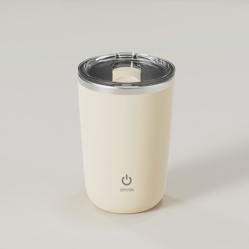 Press, Swirl, Enjoy: Self Stirring Cup