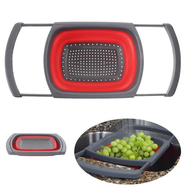 Collapsible Colander: Rinse, Drain, Store with Ease