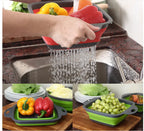 Collapsible Colander: Rinse, Drain, Store with Ease