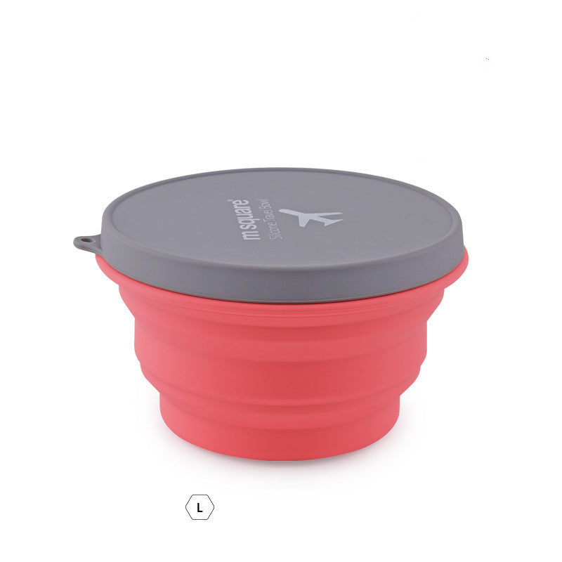 Easy Meals On-the-Go: Foldable Silicone Bowl