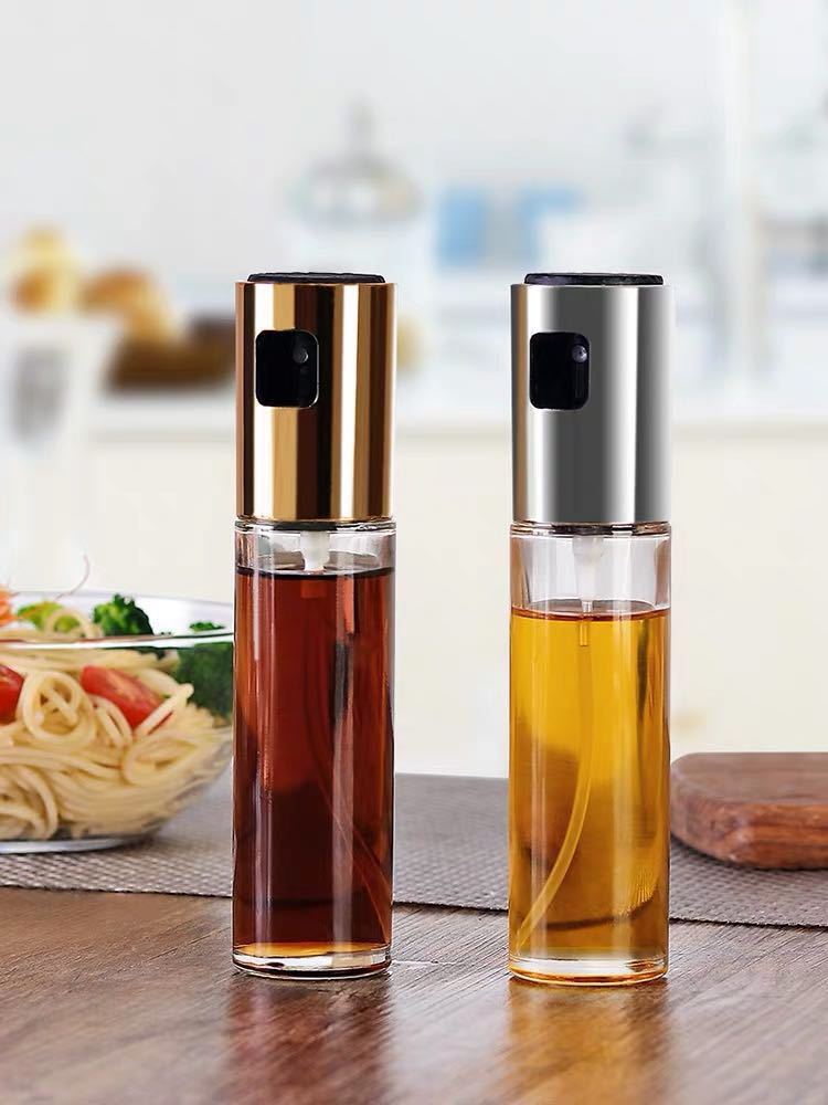 Cook Lighter with Glass Oil & Vinegar Mister