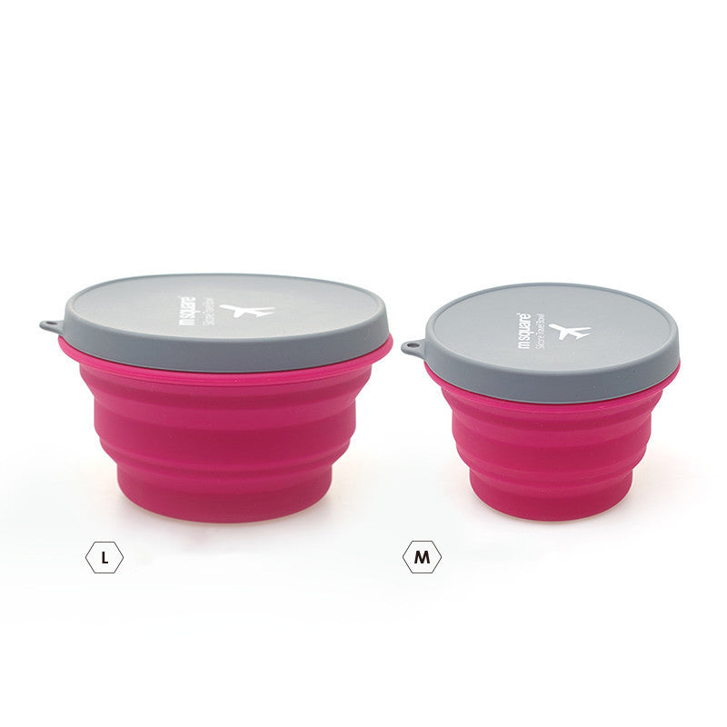 Easy Meals On-the-Go: Foldable Silicone Bowl