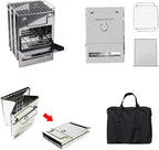 Fire, Fast: Compact Stainless Camping Wood Stove