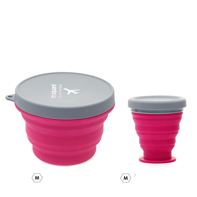 Easy Meals On-the-Go: Foldable Silicone Bowl