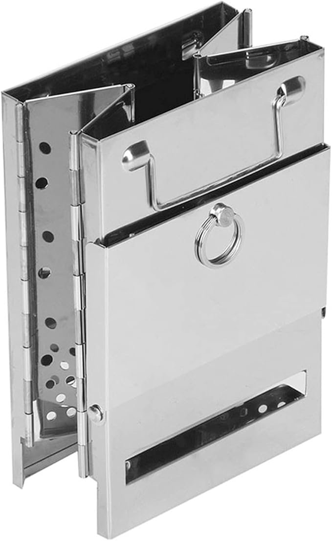 Fire, Fast: Compact Stainless Camping Wood Stove