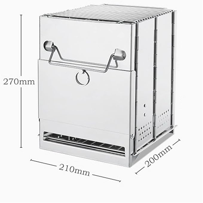 Fire, Fast: Compact Stainless Camping Wood Stove