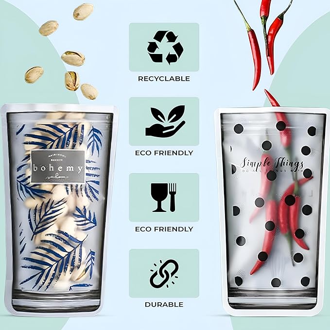 Lunchbox Heroes: Reusable Stand-Up Silicone Zip Bags