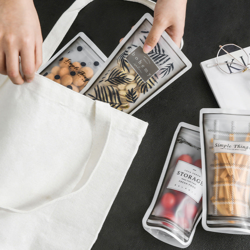 Lunchbox Heroes: Reusable Stand-Up Silicone Zip Bags