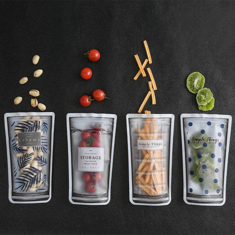 Lunchbox Heroes: Reusable Stand-Up Silicone Zip Bags