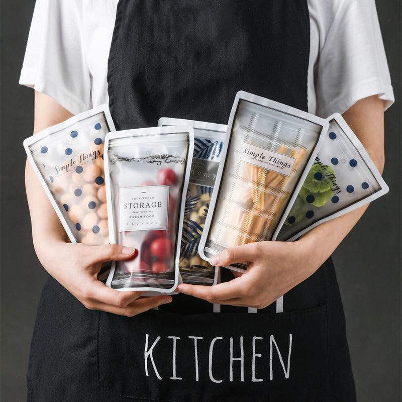 Lunchbox Heroes: Reusable Stand-Up Silicone Zip Bags