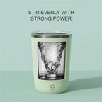 Press, Swirl, Enjoy: Self Stirring Cup